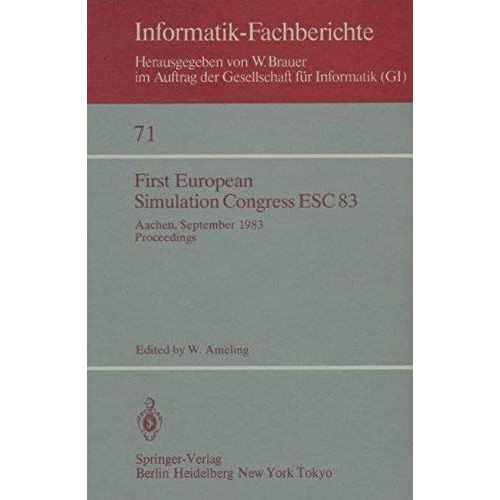 First European Simulation Congress Esc 83