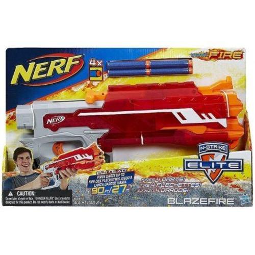 Jeu Plein Air Pistolet Blazefire Rouge Et Gris N-Strike Elite : Nerf Sonicfire - Jouet Enfant