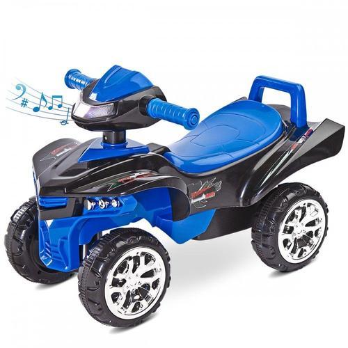 Raptor Quad Porteur Pousseur Musical Enfant À Partir De 18 Mois Bleu