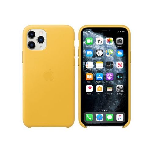 Apple - Coque De Protection Pour Téléphone Portable - Cuir - Citron Meyer - Pour Iphone 11 Pro