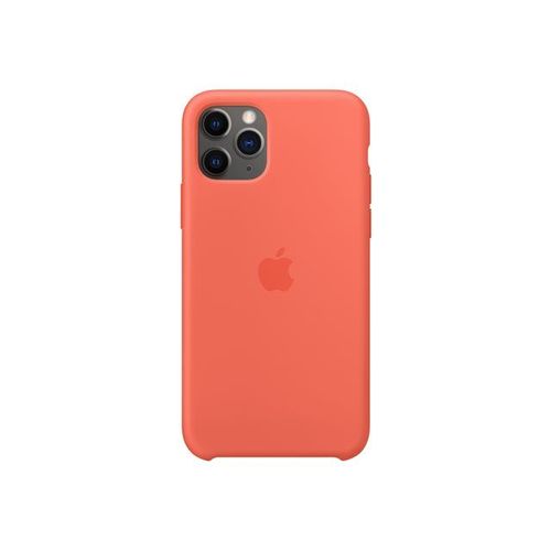 Apple - Coque De Protection Pour Téléphone Portable - Silicone - Orange Clémentine - Pour Iphone 11 Pro
