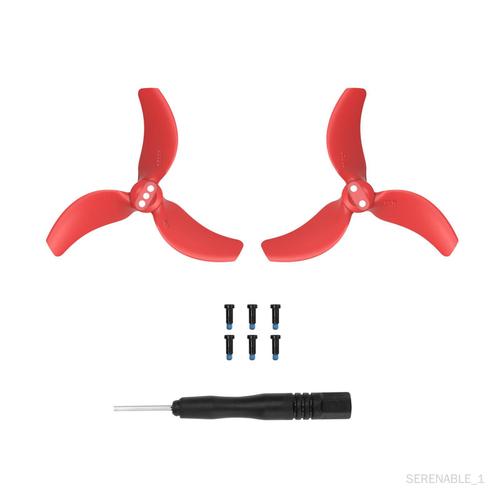 2 Pièces De Mise À Niveau De Palette D'hélice, 'hélice Pour Drone Rouge