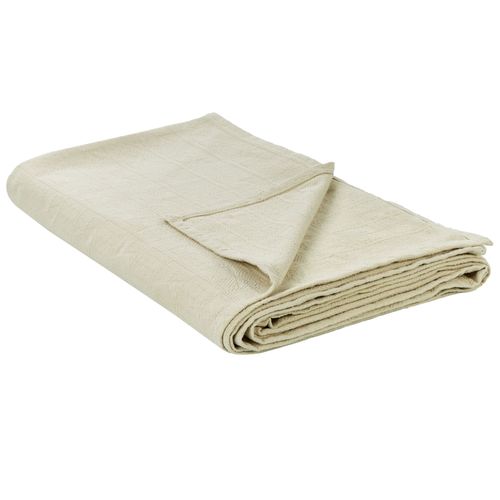 Couvre-Lits Maraka Coton 200 X 220 Cm Beige Clair