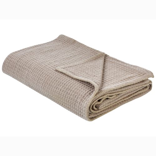 Couvre-Lits Ragala Coton 200 X 220 Cm Taupe
