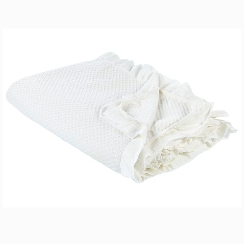 Couvre-Lits Hatton Coton 200 X 220 Cm Blanc Cassé