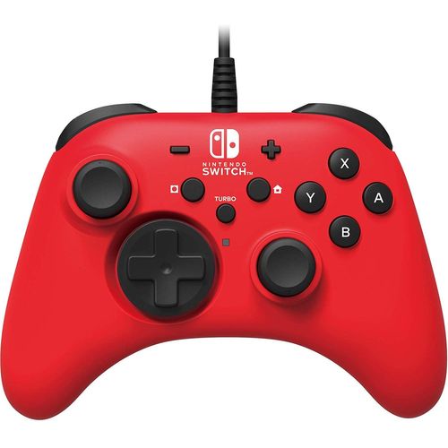 Manette Filaire Hori Rouge Pour Nintendo Switch