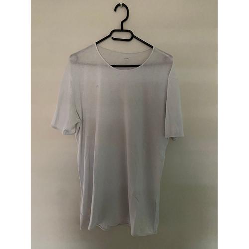 T-Shirt Blanc Fitted Kiabi Taille L