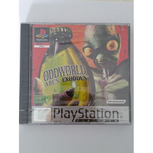 Oddworld Abe's Exoddus L'exode D'abe Platinum Ps1 Playstation 1