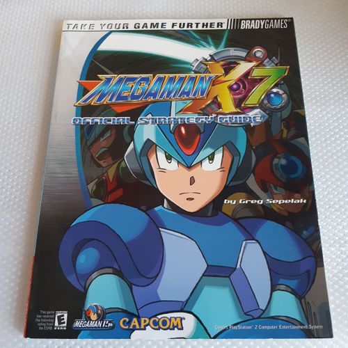 Mega Man X7 Official Brady Games Guide Officiel Megaman X 7 By Greg Sepelak Capcom Playstation 2