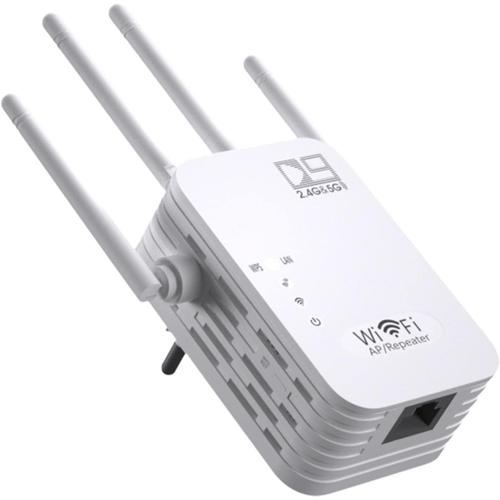 Je Je Signal pour routeur WiFi,Couvre jusqu'à 1200 m récepteur WiFi Longue portée - Amplificateur et répéteur Signal sans Fil à Double