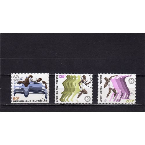 Timbres-Poste Du Tchad (2èmes Jeux Africains À Lagos)