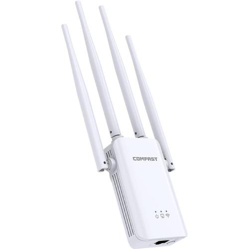 Amplificateur sans Fil à 4 Antennes 300Mbps Extension WiFi Booster WiFi CFWR304S Répéteur Extensions WiFi Amplificateur Signal