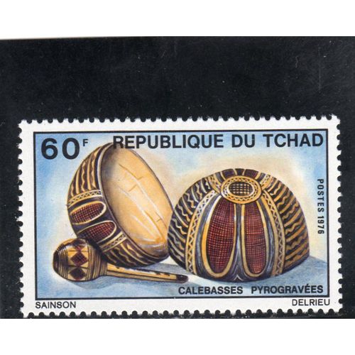 Timbre-Poste Du Tchad (Artisanat)