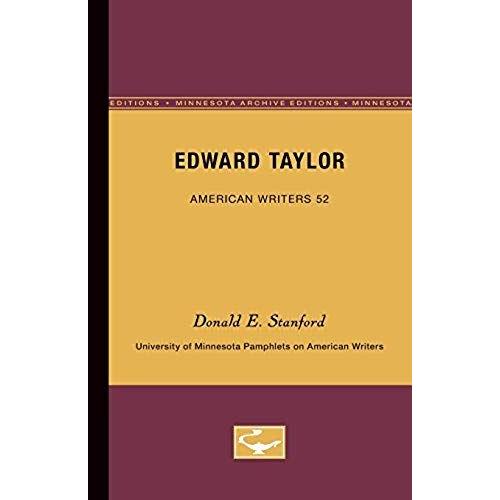 Edward Taylor - American Writers 52