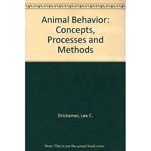 Animal Behavior: Concepts, Processes, And Methods