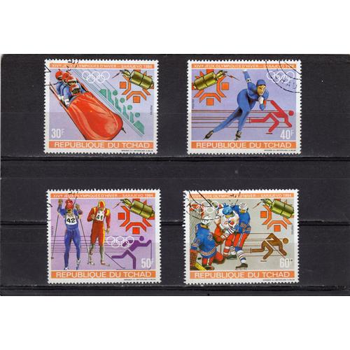 Timbres-Poste Du Tchad (Jeux Olympiques DHiver À Sarajevo)