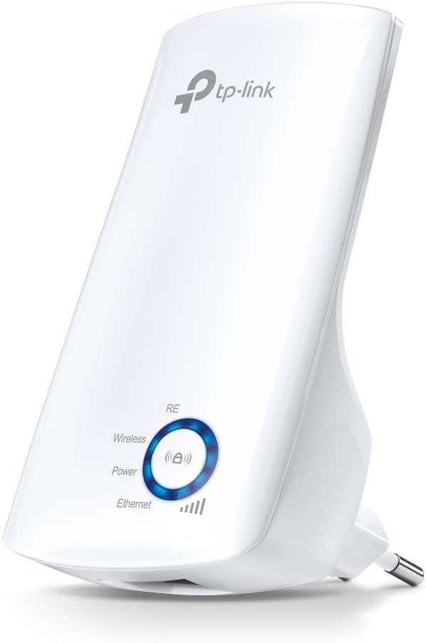 N300 Mbps, 90? N300 Mbps, 90? Répéteur WiFi TL-WA850RE, Amplificateur WiFi N300, WiFi Extender, WiFi Booster, 1 Port Ethernet, couvre jusqu'à 90?,