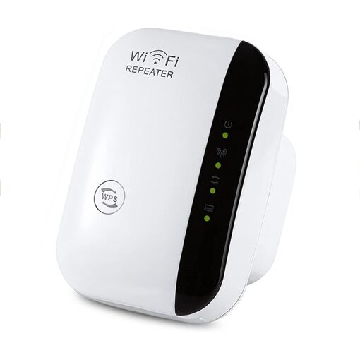 White White Amplificateur de Signal WiFi Répéteur sans Fil 300M WiF...