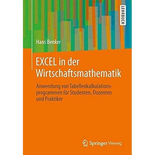 Excel In Der Wirtschaftsmathematik