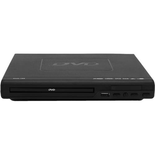 Lecteur DVD Portable pour Prise en Charge TV Port USB Lecteur Multi-RéGions Compact DVD/SVCD/CD/Disc avec TéLéCommande, Non