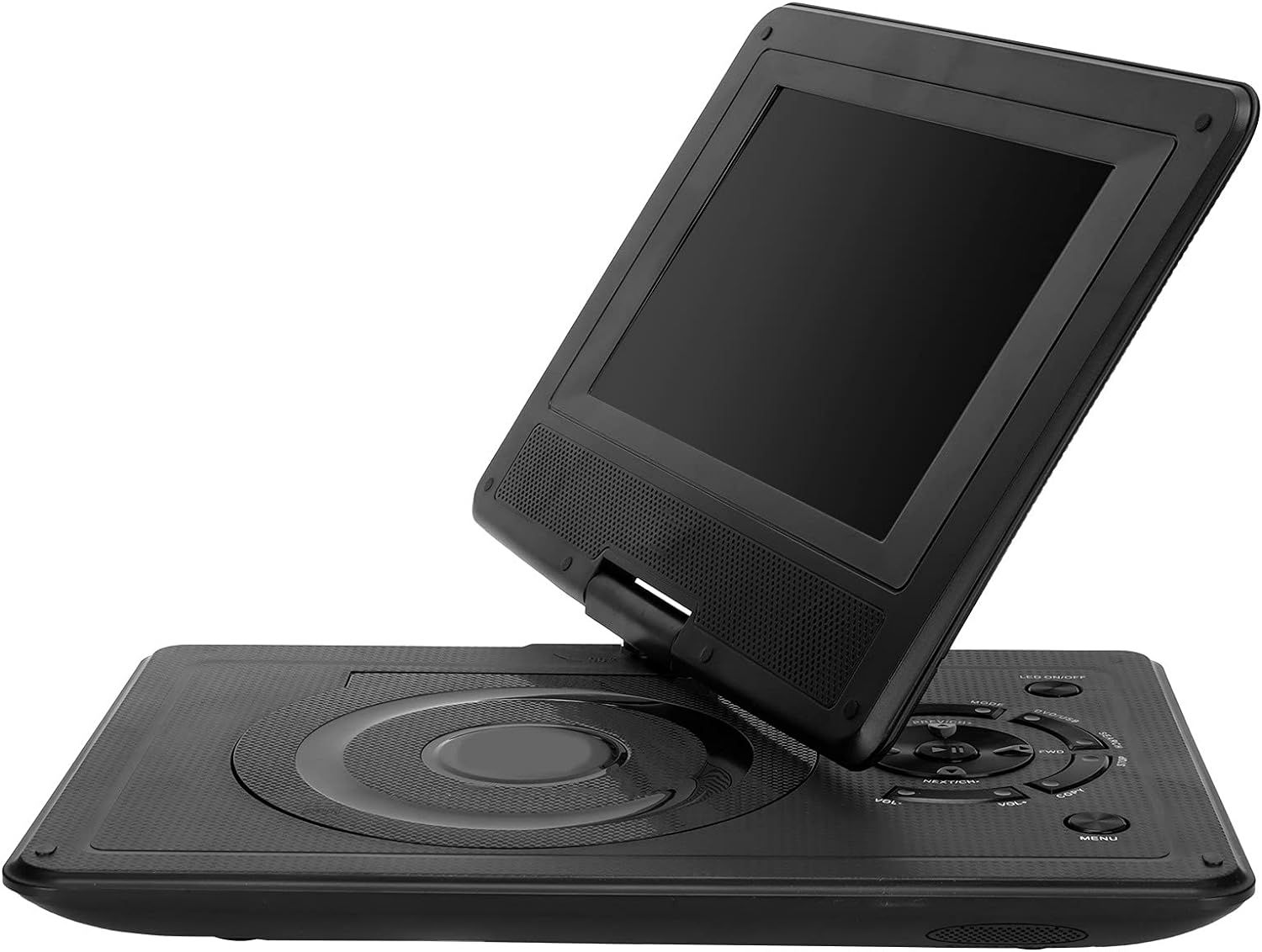 le noir le noir Lecteur DVD Mobile HD de 8,5 Pouces, Lecteur TV de Voiture Rotatif avec Télécommande et Poignée, Lecteur DVD de Jeu pour la