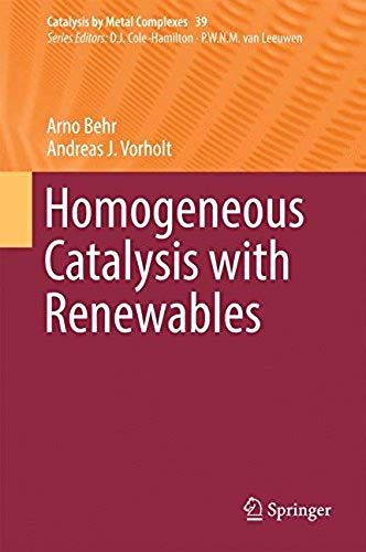 Homogeneous Catalysis With Renewables