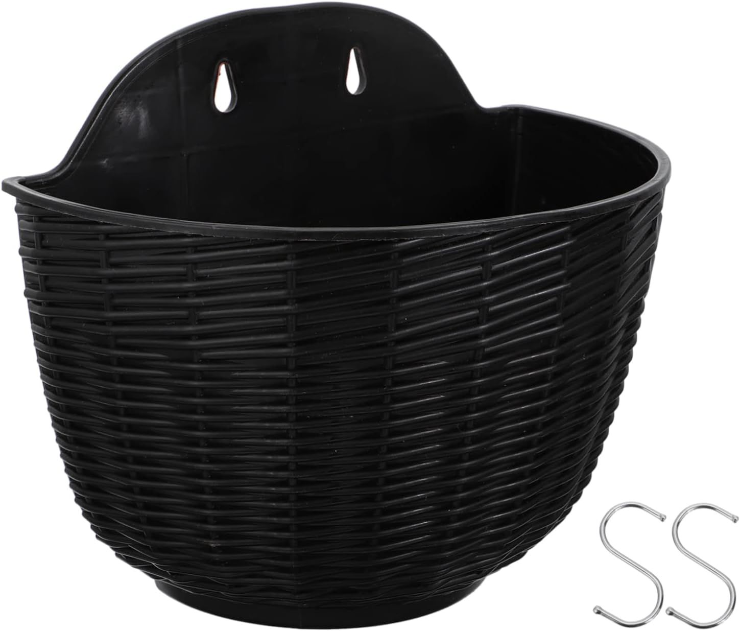 Noir Noir 1 Pc Pot De Fleur Jardiniere Plastique Pot Fleur Plastique Balconniere Exterieure Pot Pour Plantes Interieur Ménage Décorer