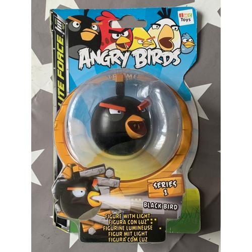 Angry Bird Lite Force Series 1 Black Bird Figurine Lumineuse - Imc Toys