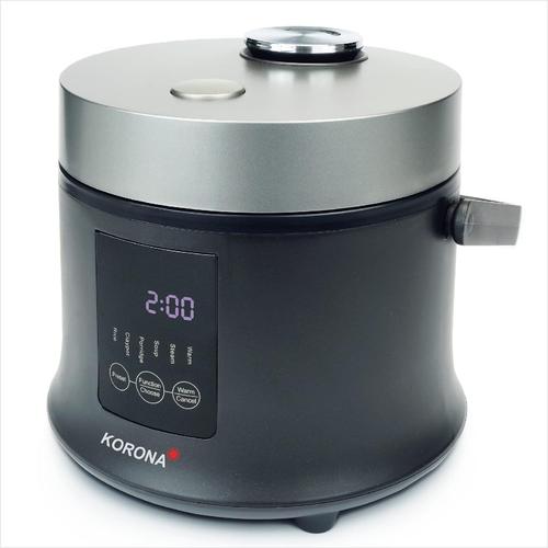 Noir 58011 Cuiseur à riz eletrique et cuiseur vapeur avec fonction maintien au chaud | Marmite amovible | écran LED avec boutons