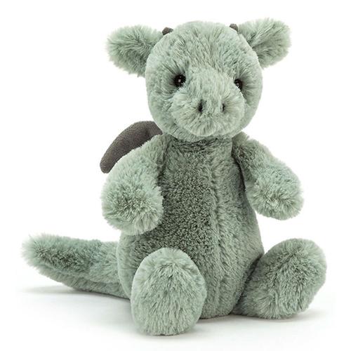 Doudou Peluche Dragon Timide Bashful Jellycat Petit Modèle Plush Small Baby 