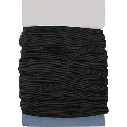 7mm Noir 7mm Noir Couture Cordon Élastique Bobine Fil, Élastique Corde Fil Pour La Fabrication Bracelets,Vêtements,Tricotage,Diy