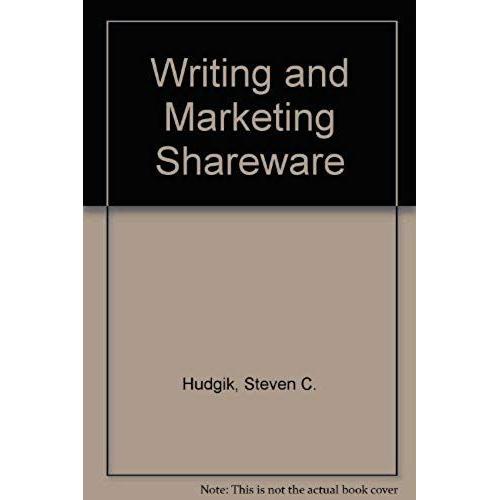 Writing And Marketing Shareware