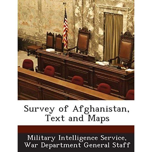 Military Intelligence Service, W: Survey Of Afghanistan, Tex