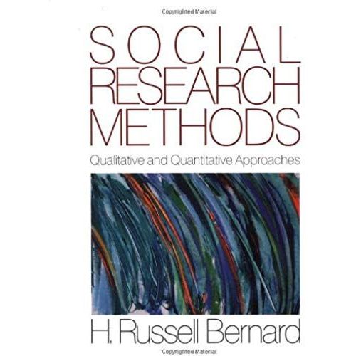 Social Research Methods: Qualitative And Quantitative Approaches
