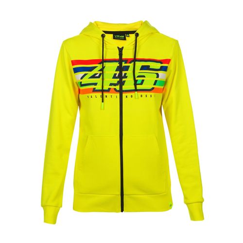 Sweat À Capuche Zip Femme Vr46 Officiel Motogp Valentino Rossi