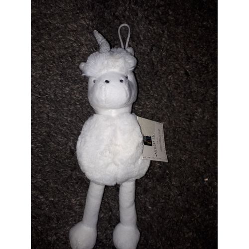 Peluche Doudou Licorne Blanc Hello Kids