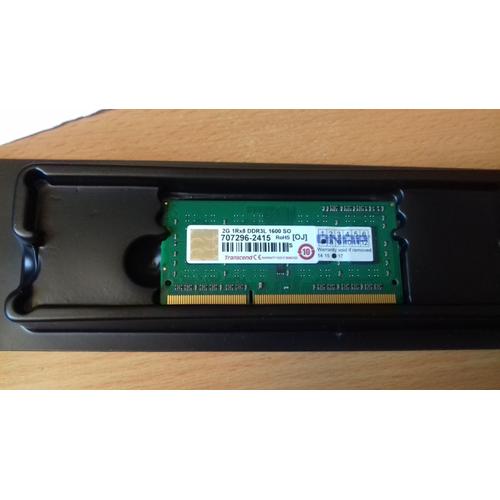 QNAP - DDR3L - module - 2 Go - SO DIMM 204 broches - 1600 MHz / PC3L-12800 - 1.35 V - mémoire sans tampon - non ECC