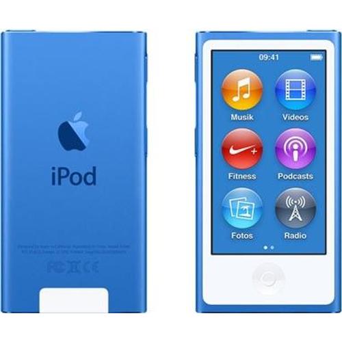 Apple iPod nano - 7ème génération - lecteur numérique - 16 Go - bleu