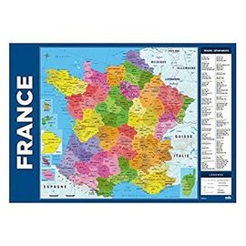 Villes Departements Carte De France Au Meilleur Prix Neuf Et Occasion Rakuten