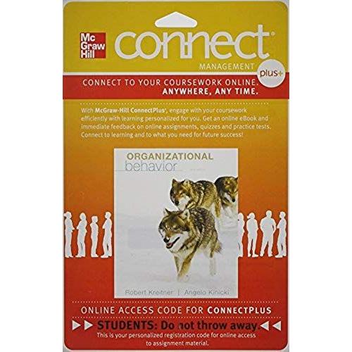 Connect Access Card For Organizational Behavior