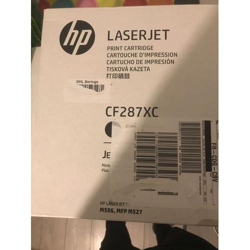 HP 87X - À rendement élevé - noir - originale - LaserJet - cartouche de toner (CF287XC) Contract - pour Color LaserJet Enterprise 700; LaserJet Managed MFP M527; LaserJet Managed Flow MFP M527
