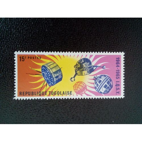 Timbre Togo Yt 430 Tiros, Telstar Et L'observatoire Solaire En Orbite 1964 ( 3912 )