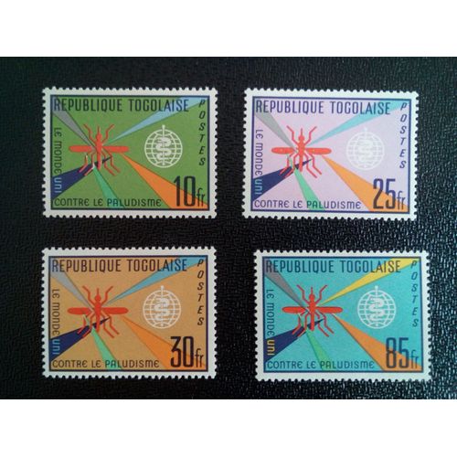 Timbre Togo Yt 361 A 634 Séries: Lutte Contre Le Paludisme 1962 ( 3912 )