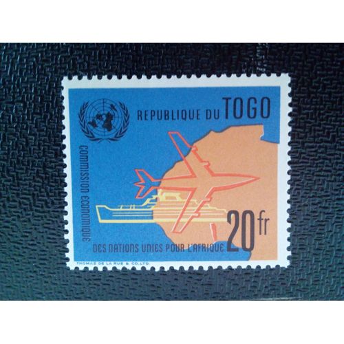 Timbre Togo Yt 340 Commission Économique Des Nations Unies 1961 ( 3912 )