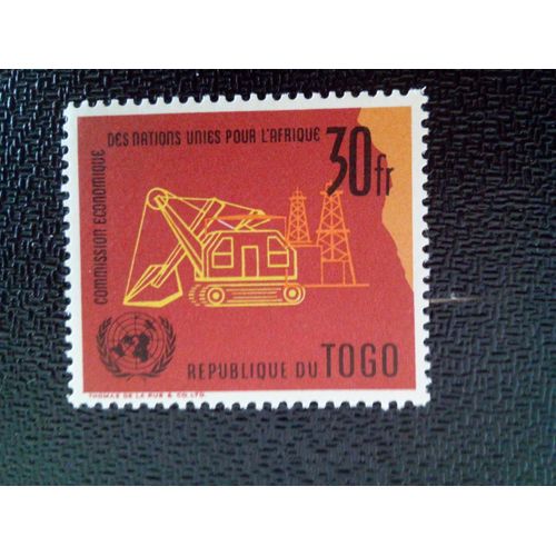 Timbre Togo Yt 342 Commission Économique Des Nations Unies 1961 ( 3912 )
