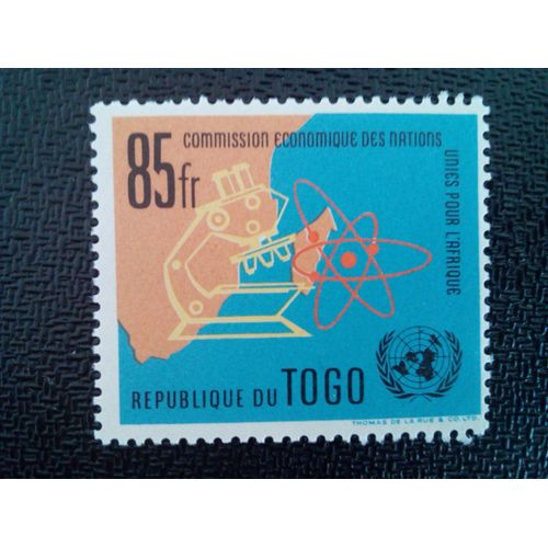 Timbre Togo Yt 343 Commission Économique Des Nations Unies 1961 ( 3912 )