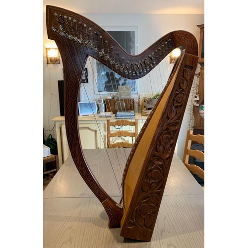 Harpe Celtique 27 Cordes À Restaurer