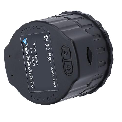 Oculaire numérique sans fil WiFi Enregistrement vidéo 4MP 2K Applications WiFi intégrées Caméra oculaire électronique pour télescope de 1,18 à 1,97 pouces Noir
