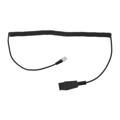 Câble adaptateur RJ9 vers QD, câble à déconnexion rapide RJ9 pour Plantronics pour Avaya IP 1608 1616 9610 9620 9620L 9620C 9630 9630G