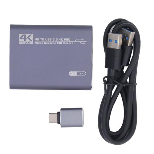 Carte De Capture VidéO 4k Professionnelle Usb3.0 Hd, Interface MultiméDia, Carte De Capture VidéO Sonore Pour Xbox Pour Ps5 Pc Slr NuméRique